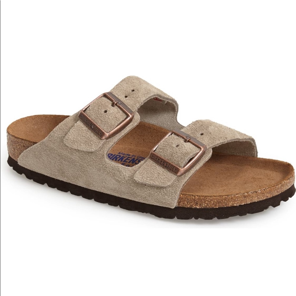 Birkenstock ‘Arizona’ Soft Footbed Suede Sandal